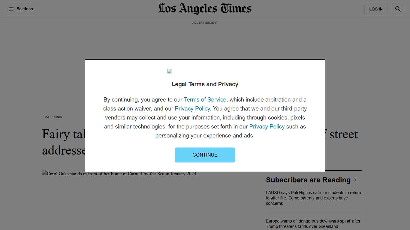 California's Carmel-by-the-Sea will finally get street addresses - Los Angeles Times